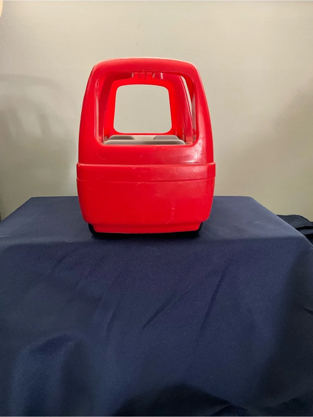 Vintage 1985 Little Tikes Red Family Van Minivan Car Wagon Dollhouse Toy